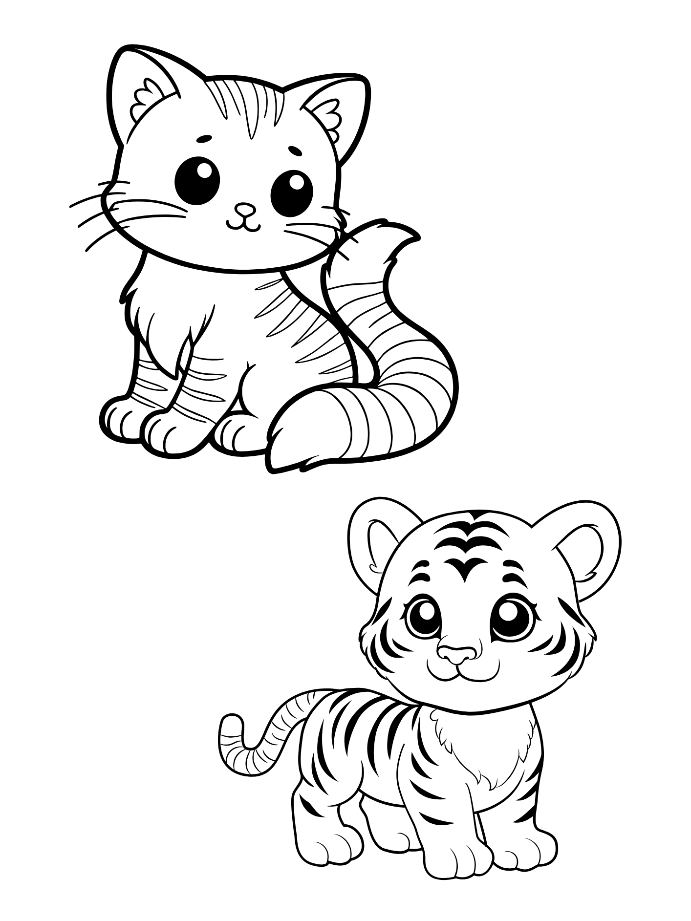 Adorable Animal Coloring Book product image (5)