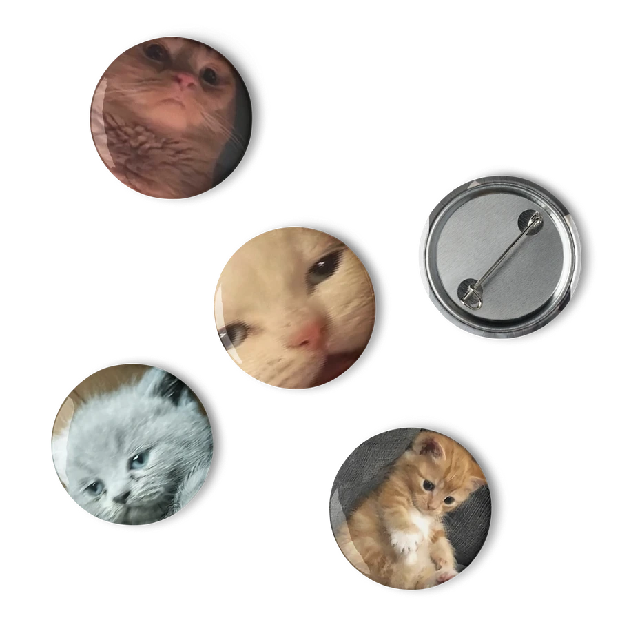 Set of Pin Buttons: Meme Cats 18 product image (6)