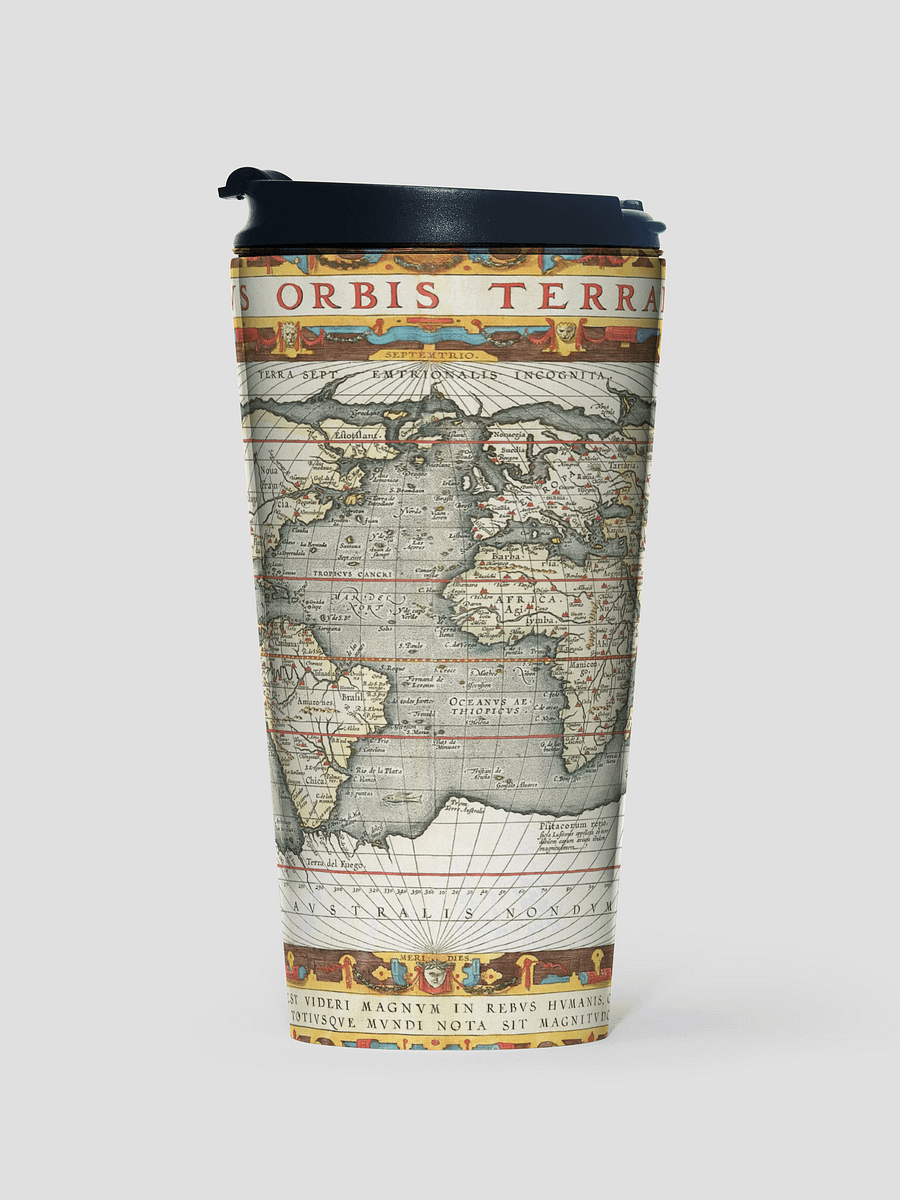 World Map. Stainless Steel Mug product image (1)