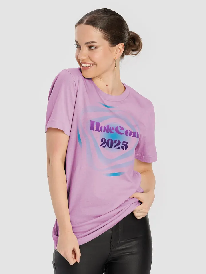 HoleCon '25 round t-shirt product image (1)