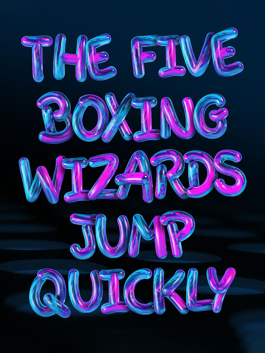 Blend 3D Font product image (5)