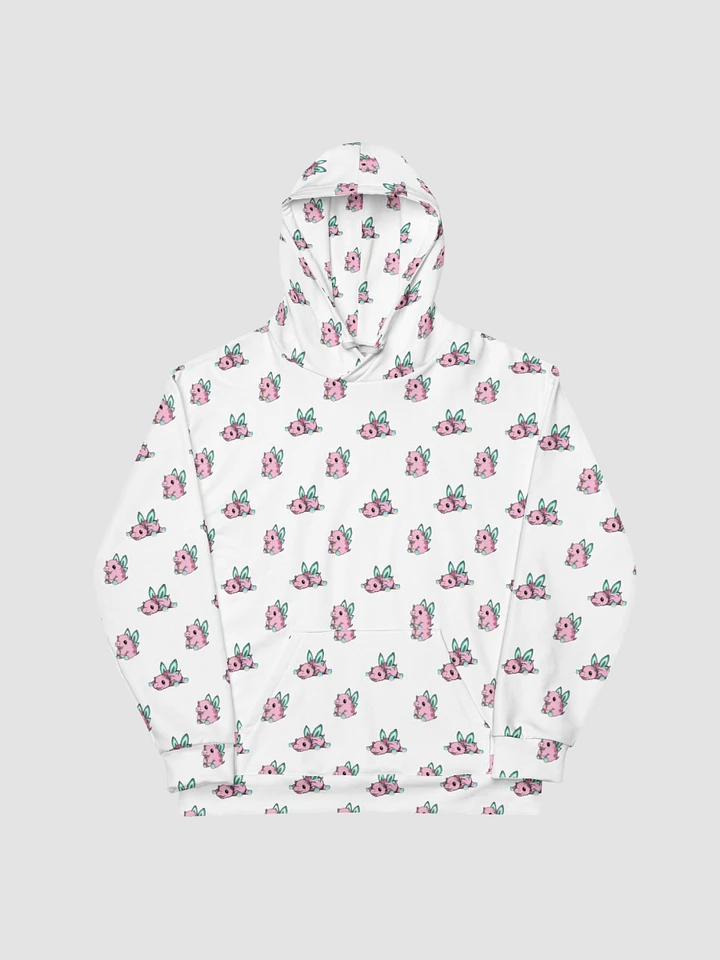 happy the hippo hoodie (white) 🦛 product image (1)