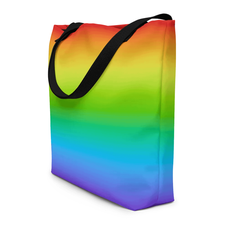 Rainbow Large Tote Bag with Pocket product image (8)