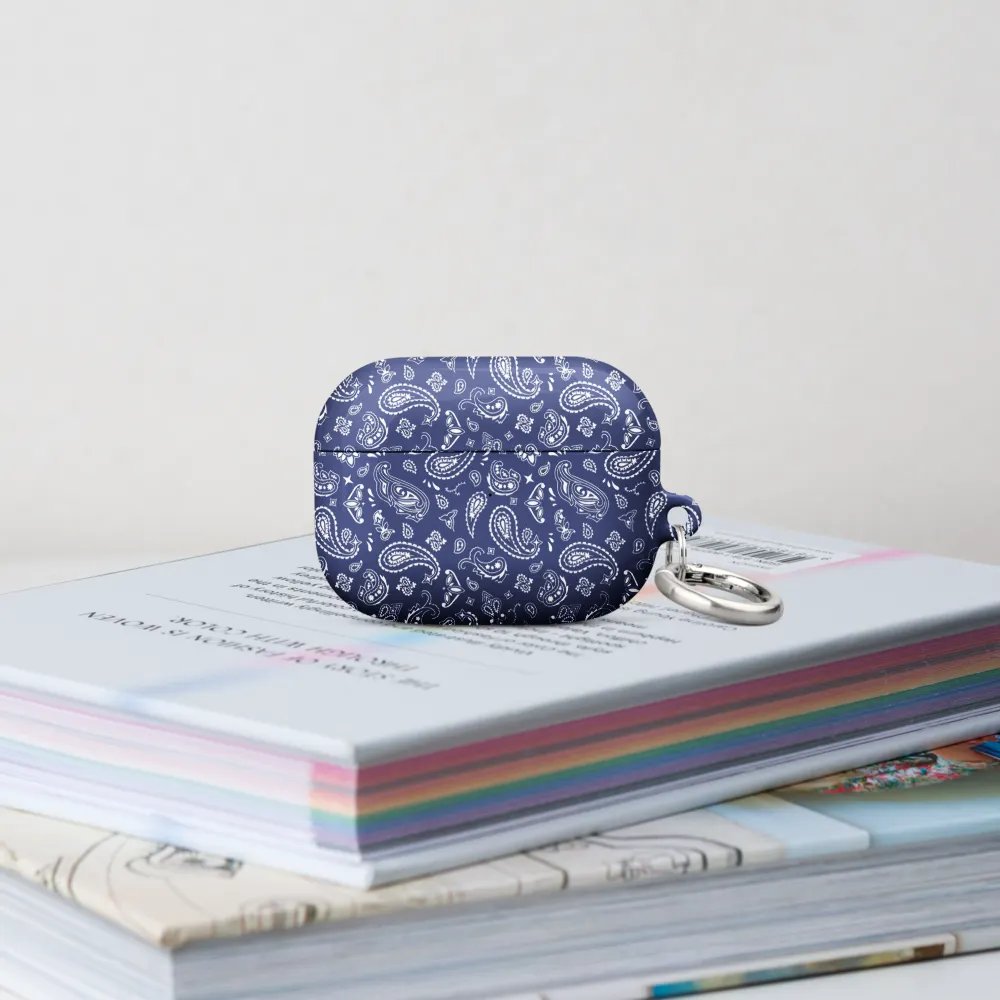 Indigo Bandana AirPods Case product image (51)