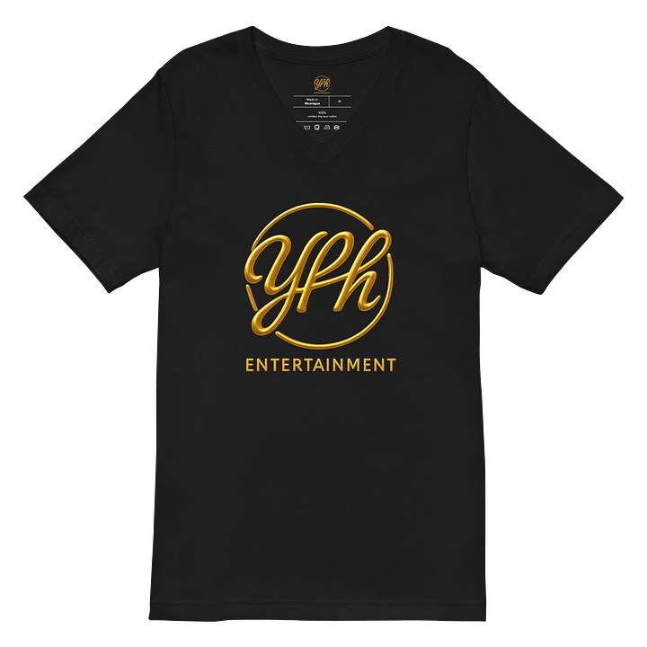 YPH Golden Script V-Neck Tee product image (2)
