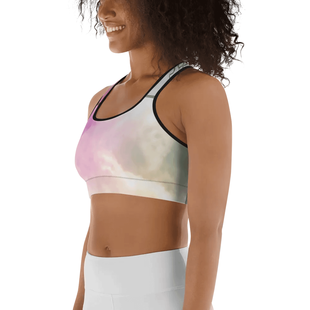 Blur cloud rainbow Design Sports Bra - V4 product image (7)