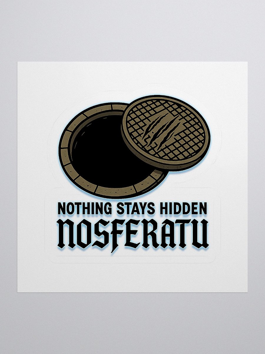 Nosferatu "Nothing Stays Hidden" Kiss Cut Stickers product image (1)