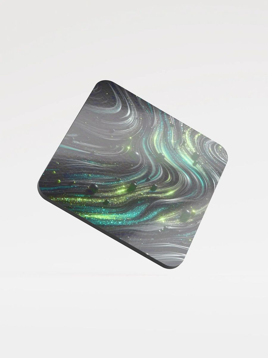 Cosmic Fluidity Cork Coaster product image (1)
