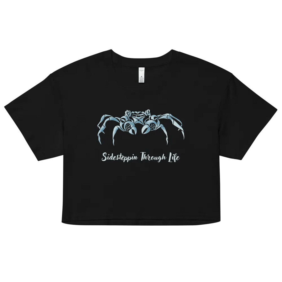 Tribal Ghost Crab-Sidesteppin Through Life Crop Top product image (4)