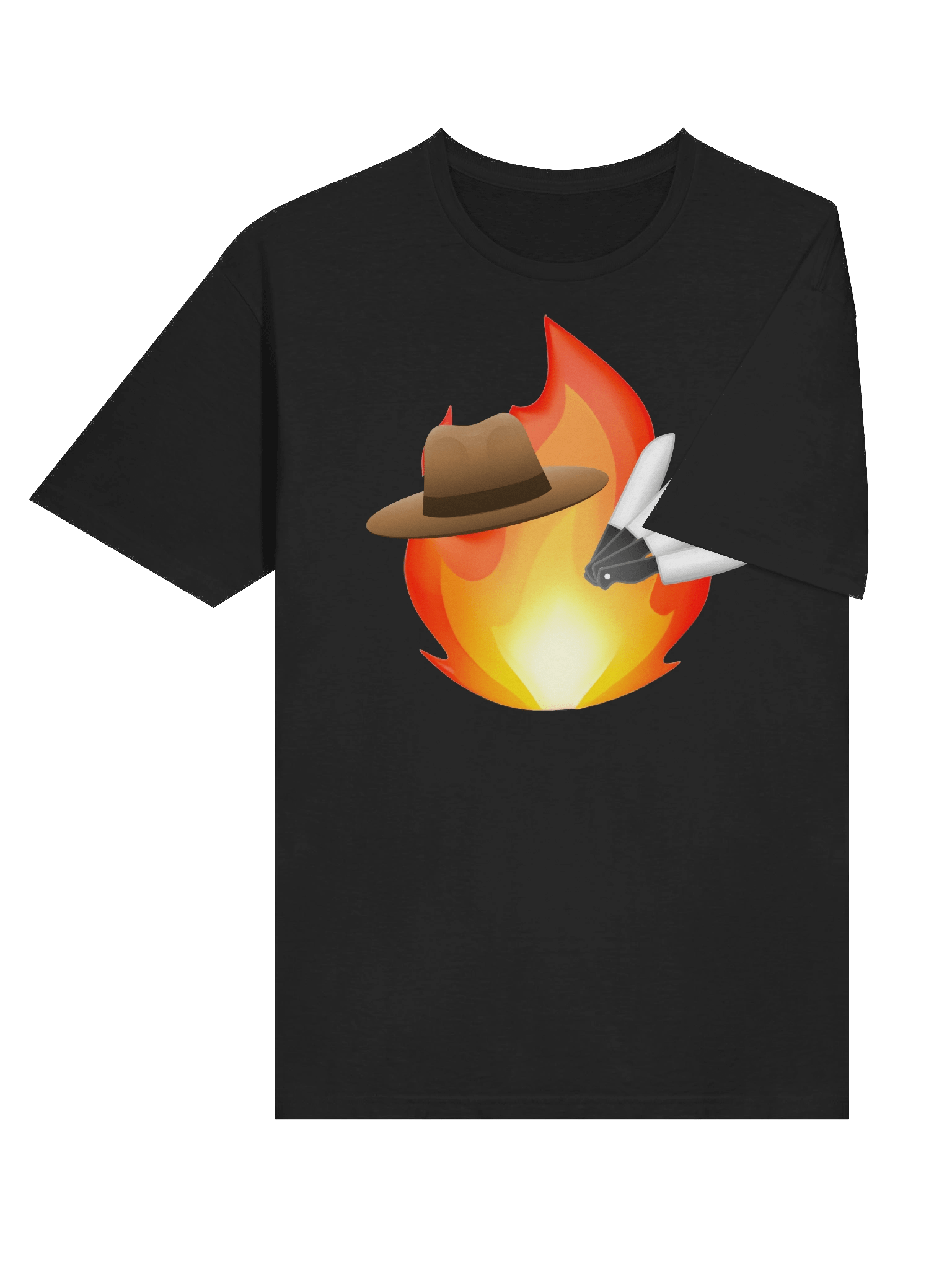 *Scarymojis Hot Stabby Hat Tee product image (6)