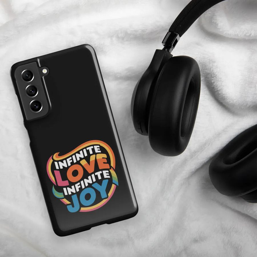 Infinite Love Infinite Joy Snap Case for Samsung (Black) product image (4)