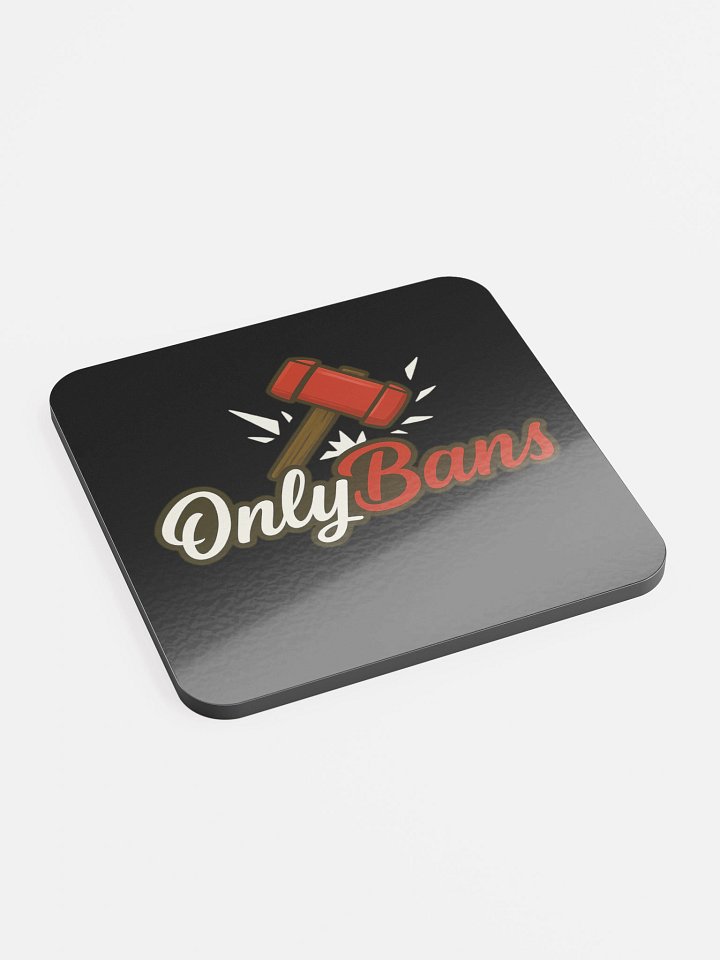 OnlyBans Glossed Cork Coaster product image (2)