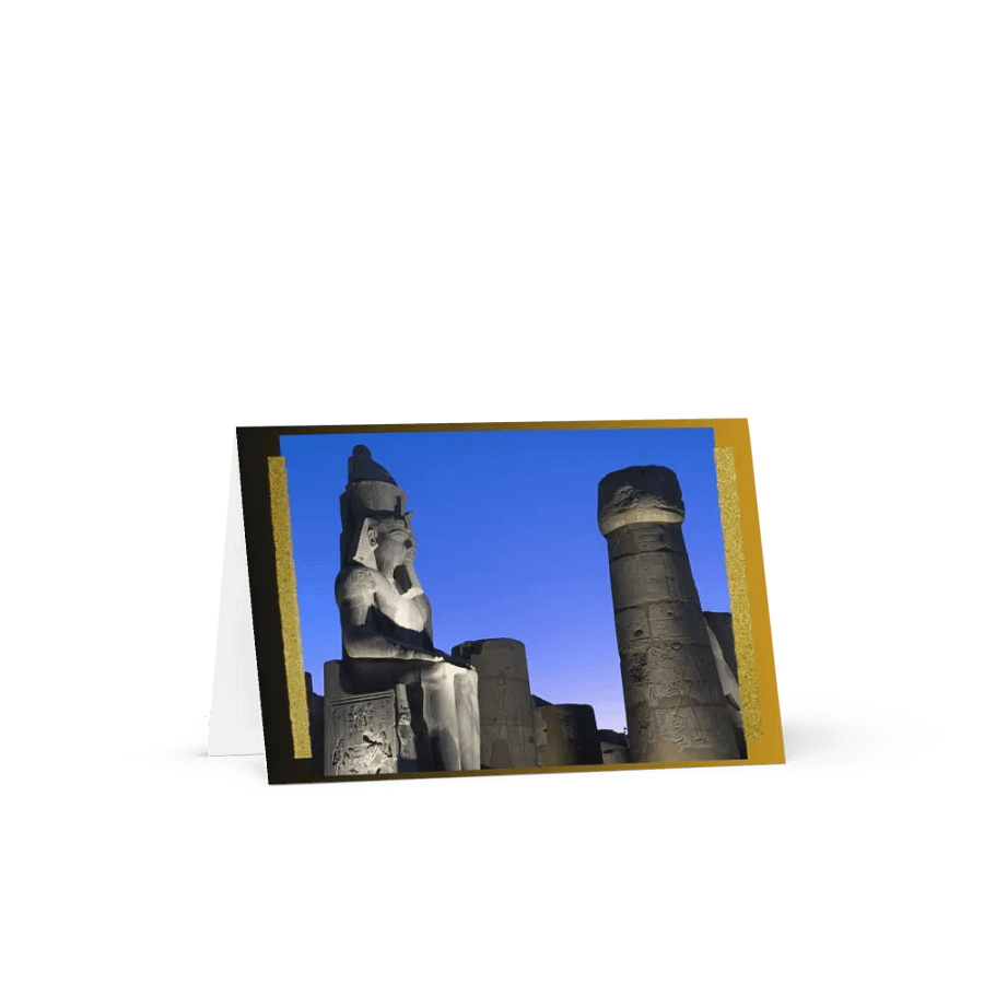 Twilight at Luxor Temple Greeting Card product image (4)