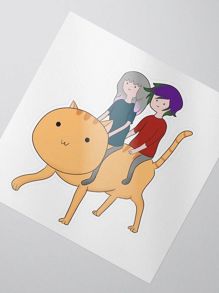 Person And Lady Sticker | Runesy Merch Collection | [LIMITED EDITION] product image (2)