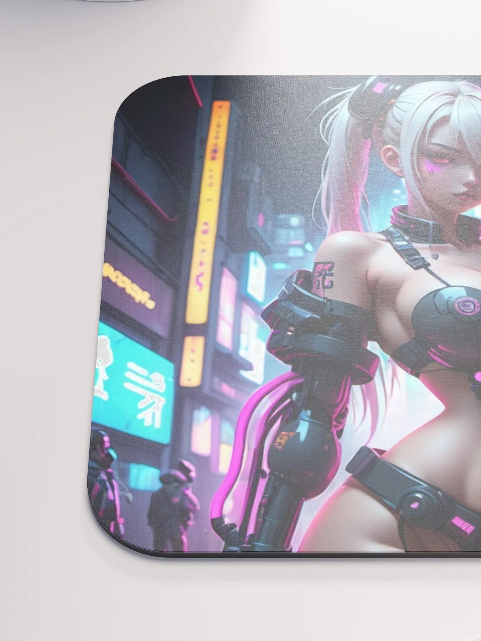 Neon Cyberpunk Mouse Pad product image (7)