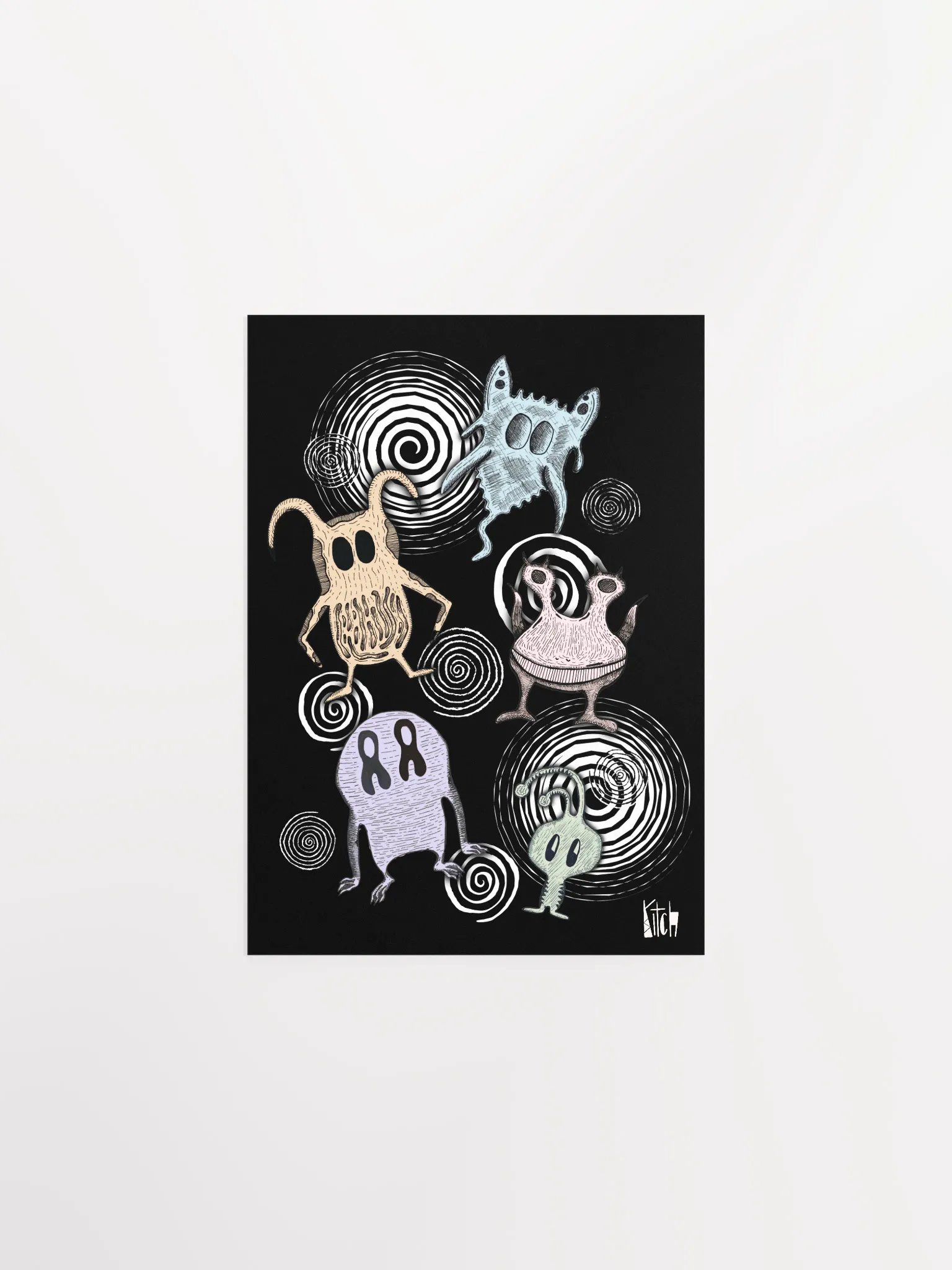 Kitch's Creatures Art Print - Color product image (1)