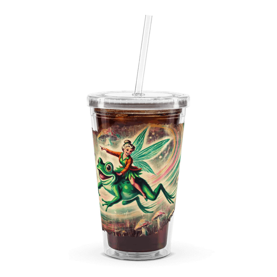 Enchanted Frog Fairy 16 oz Double Wall Insulated Tumbler product image (7)