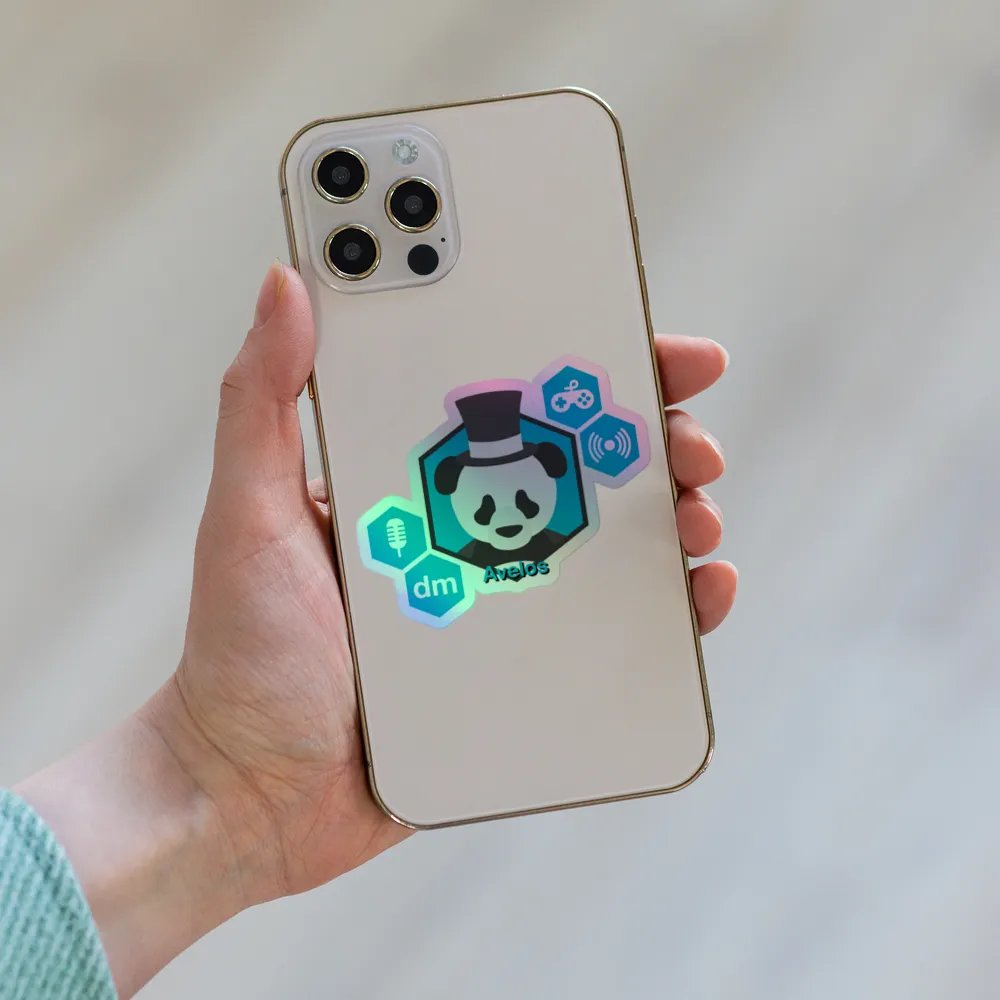 Avelos logo Holo sticker product image (6)
