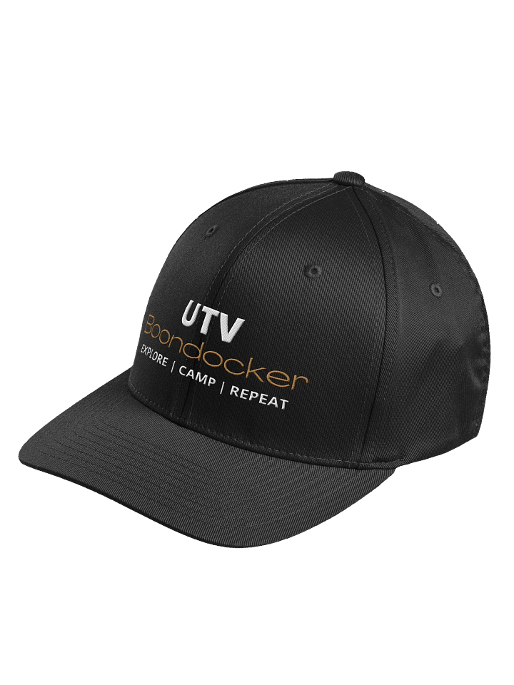 Embroidered Logo Flexfit Fitted Hat product image (5)