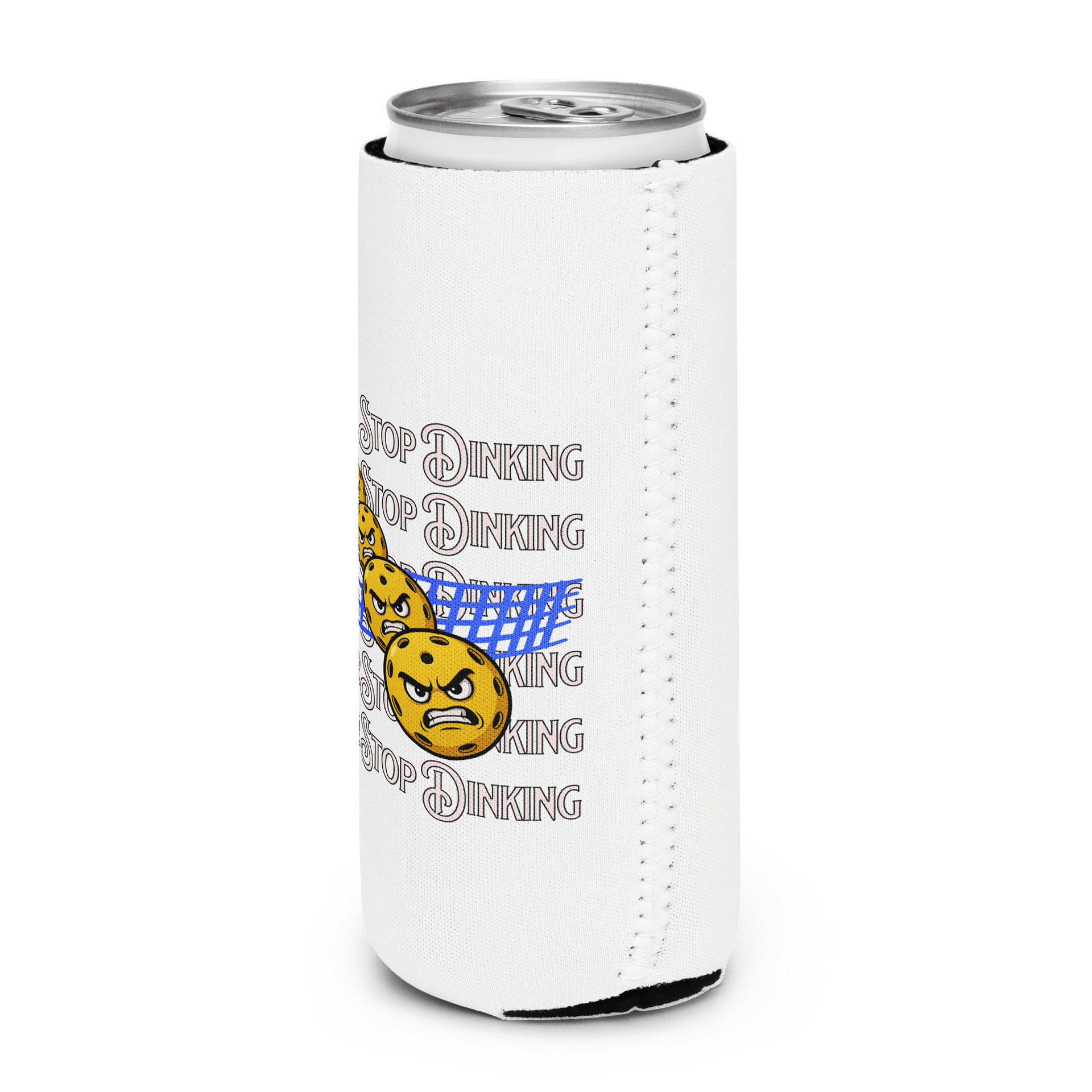 Never Stop Dinking Pickleball Party Can Cooler product image (2)