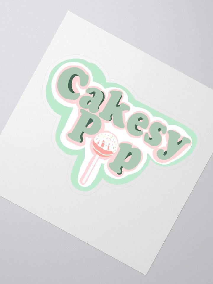 CakesyPop Logo Sticker product image (2)