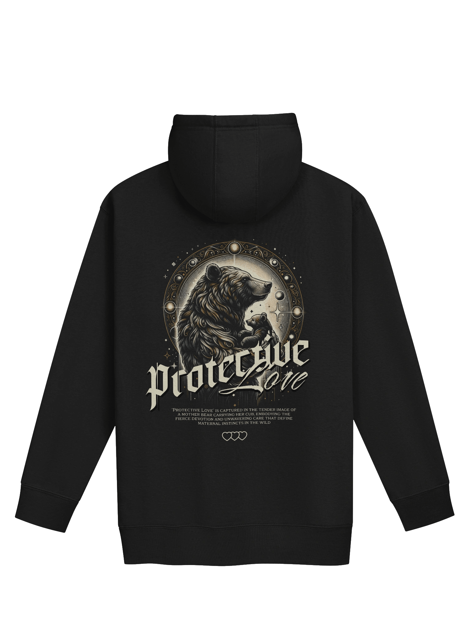 Bear Family Hoodie: Protective Love and Comfort Combined product image (2)