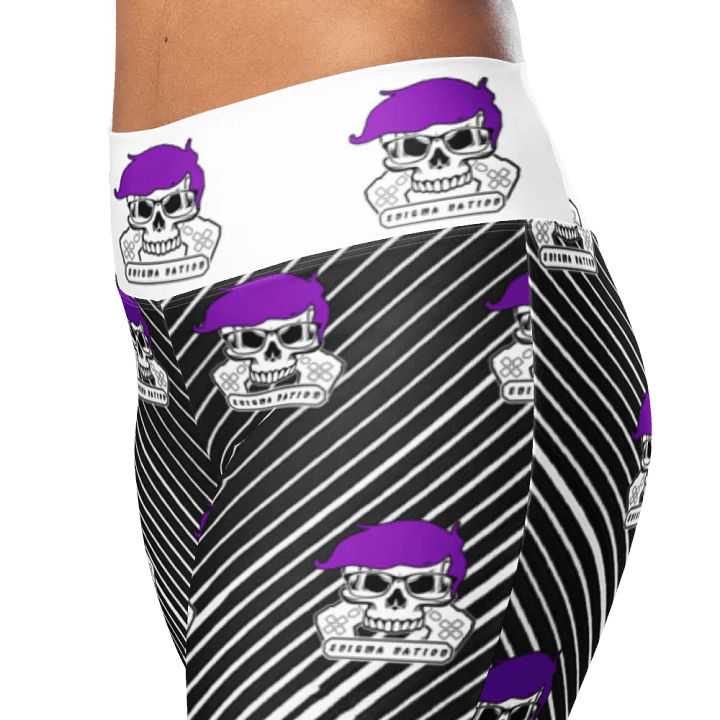 Enigma Nation All-Over Print Flare Leggings product image (2)
