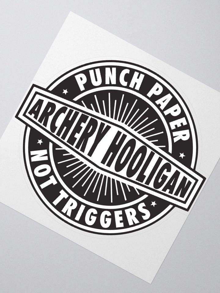 Punch Paper Not Triggers Sticker product image (4)