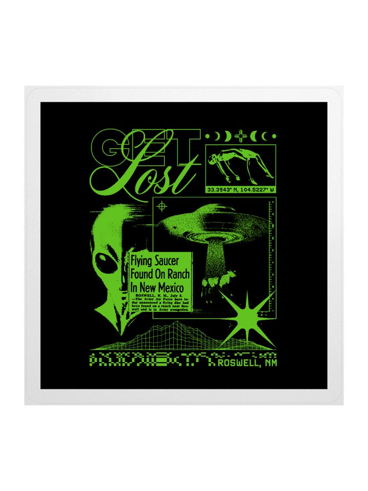 Roswell Get Lost Sticker product image (2)