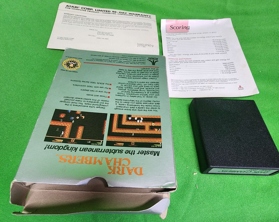 ATARI 7800 - Dark Chambers - CIB product image (2)
