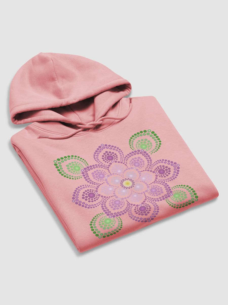 Purple and Green Mandala Unisex Eco Hoodie product image (11)