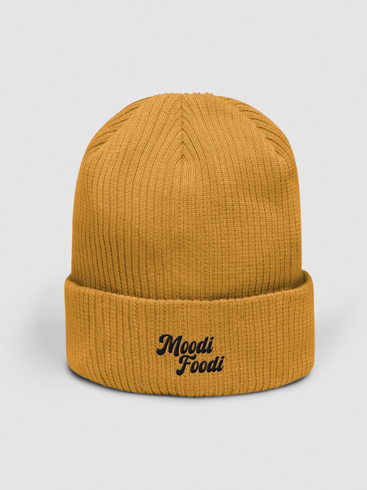 Moodi Foodi Originals – Organic Ribbed Beanie – Black Pepper product image (2)