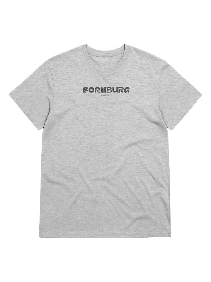 T-Shirt grau – "Formburg Community" Schriftzug – Druck product image (1)