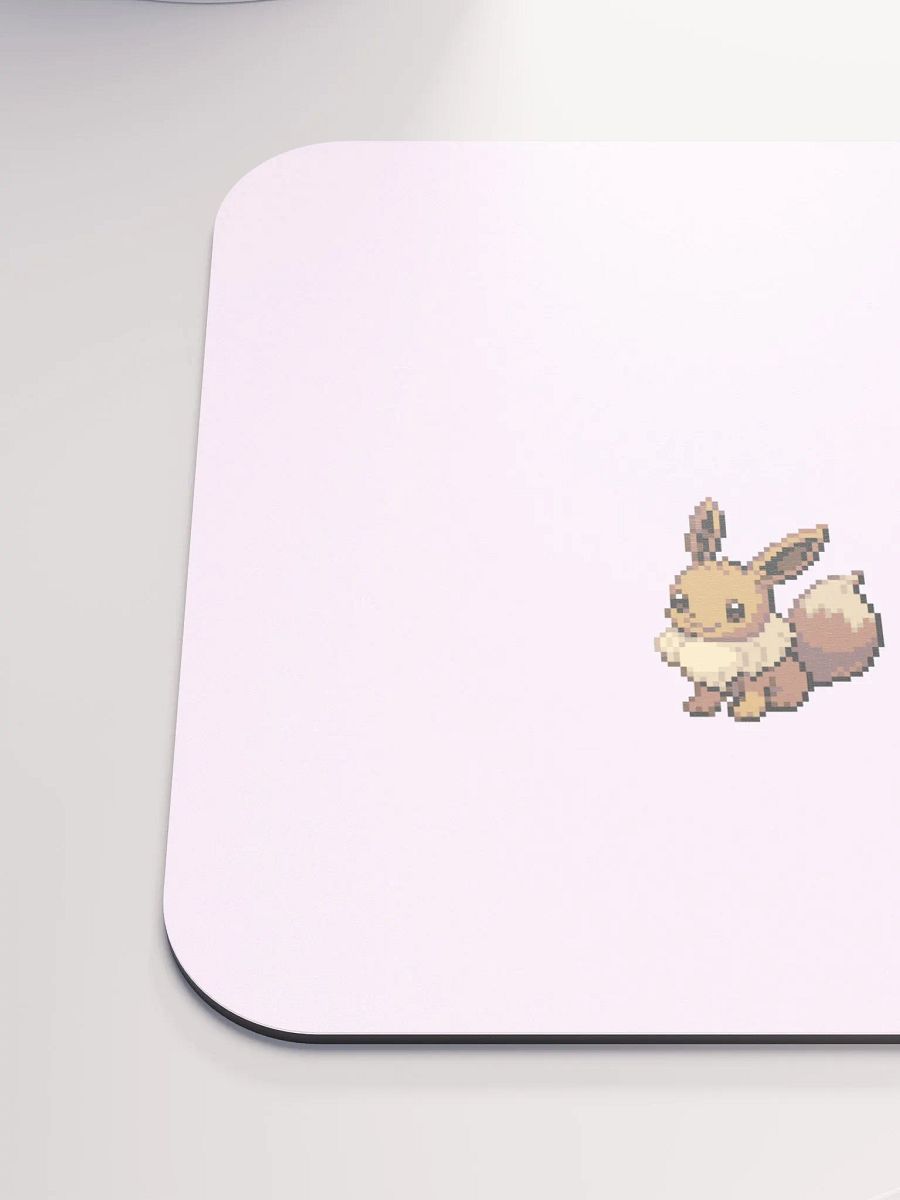 Pixel Art Pokemon Trainer & Eevee Mouse Pad product image (6)
