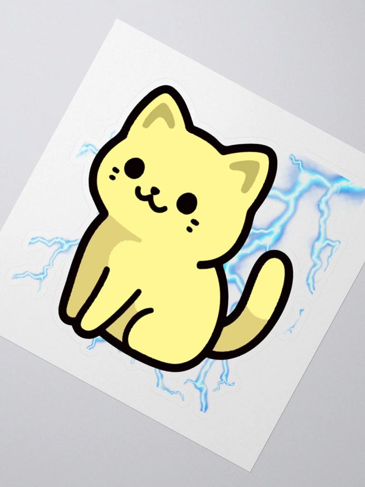 Lightning Kitty! Sticker product image (4)