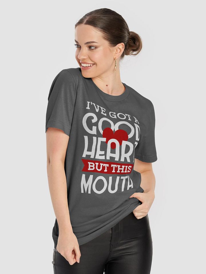 Good Heart, Sassy Mouth T-Shirt – Perfect for Valentine's Day or Everyday Sass! product image (2)