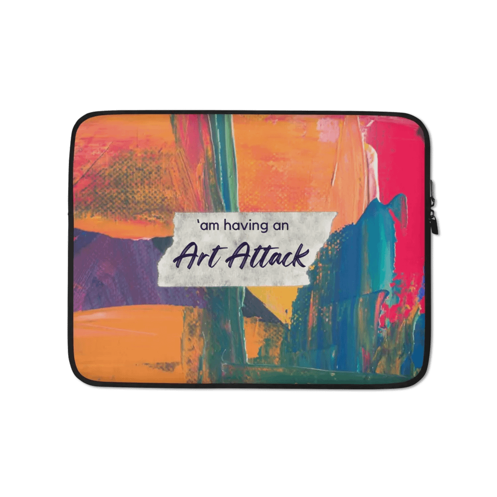 Art Attack Laptop Sleeve product image (2)