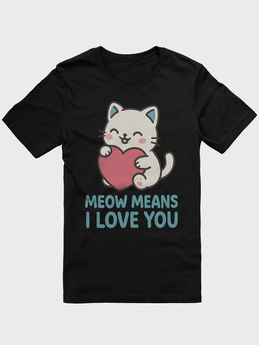 Meow Love - Bella+Canvas Supersoft T-Shirt product image (1)