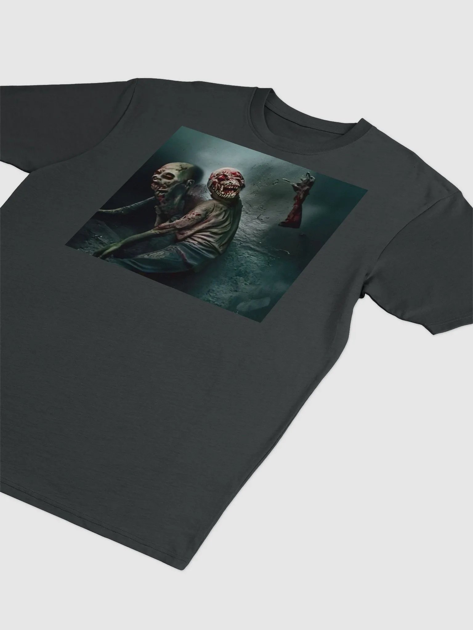 Zombie Melt Black T Shirt product image (3)