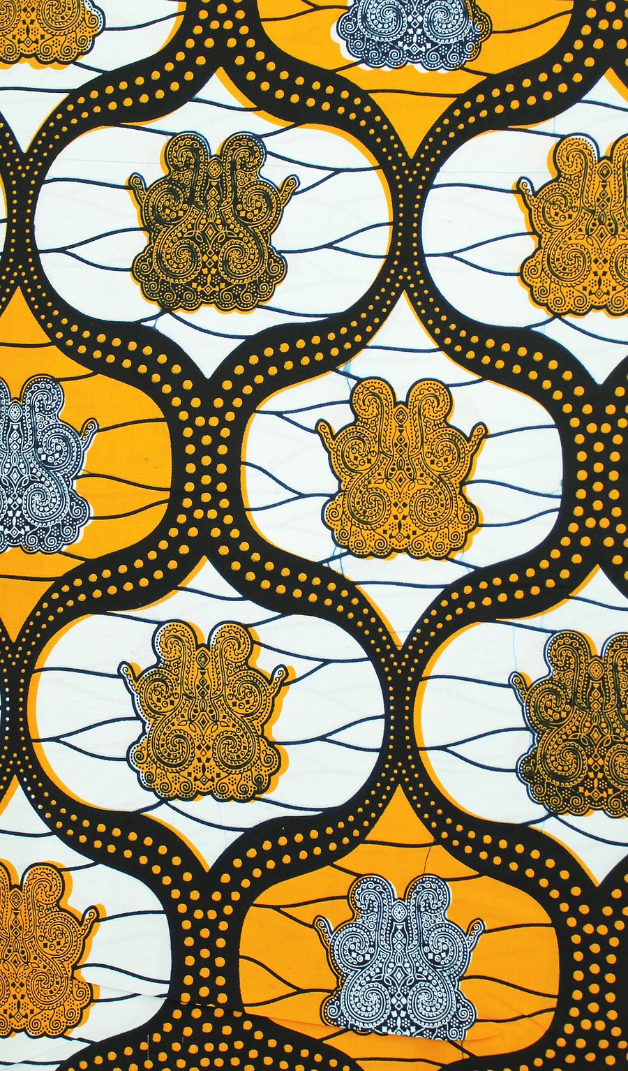 Tessuto Wax Print - Design Simboli Tradizionali - cod.606/C product image (1)