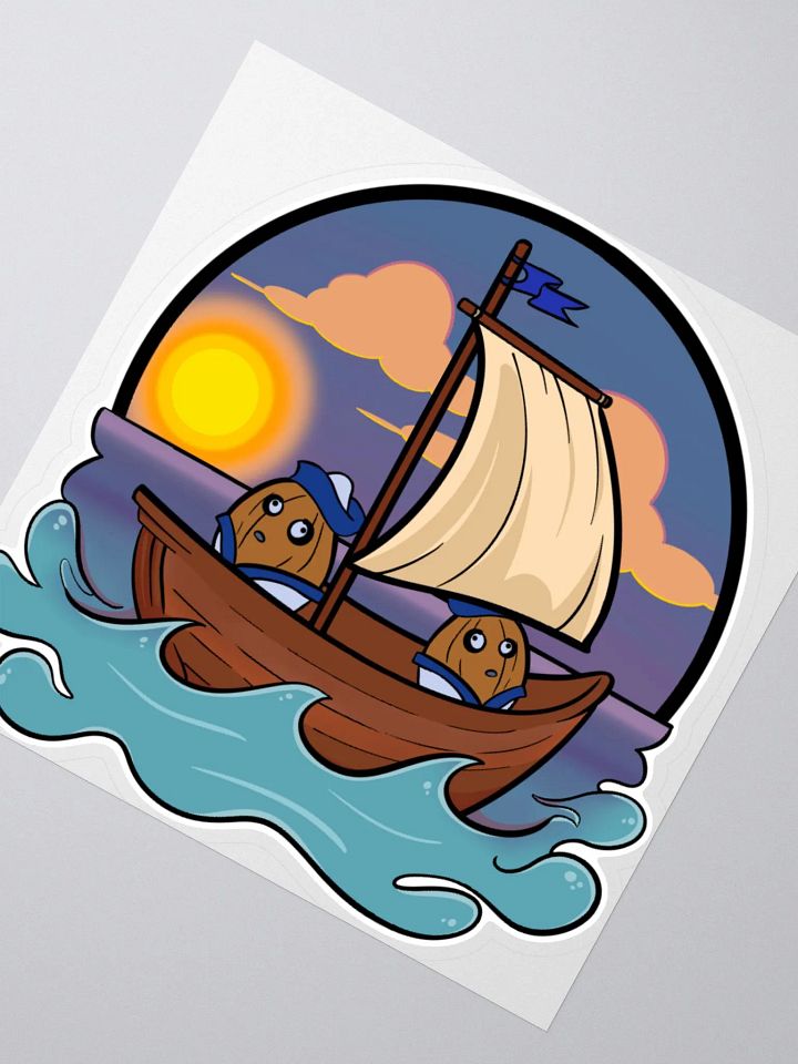 S3 Navy Nuts Team Sticker product image (2)