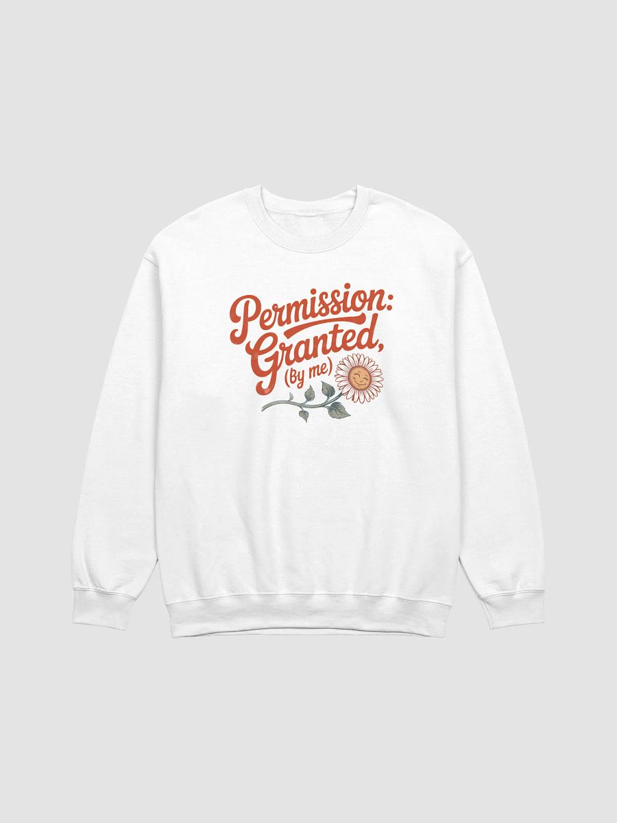 Permission Granted by Me Floral Manifestor Sweatshirt product image (4)