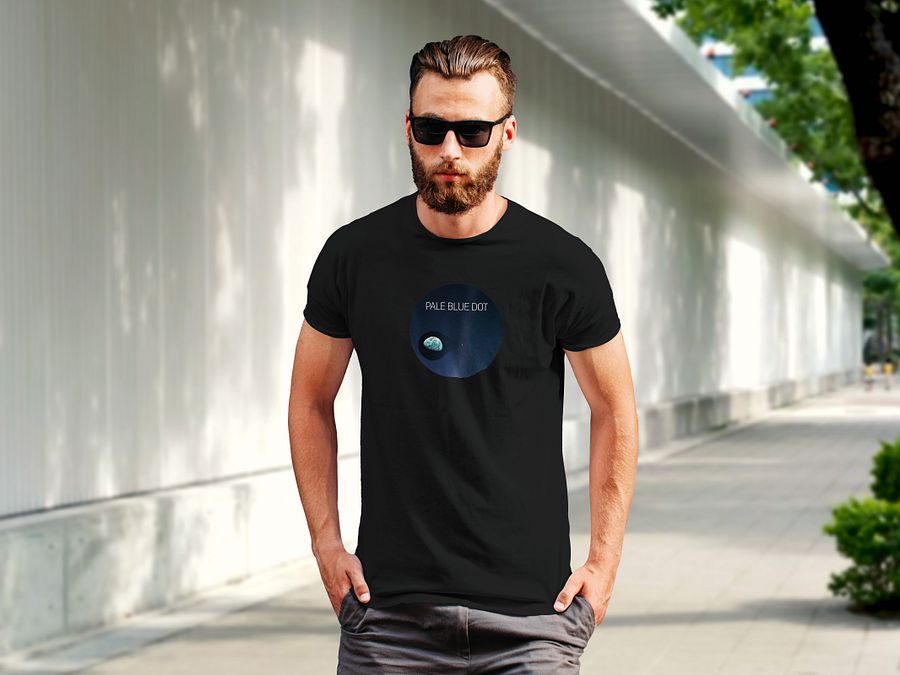 Pale Blue Dot t-shirt, NASA Voyager 1 — Short-Sleeve Unisex T-Shirt, space t-shirt, space gift product image (4)