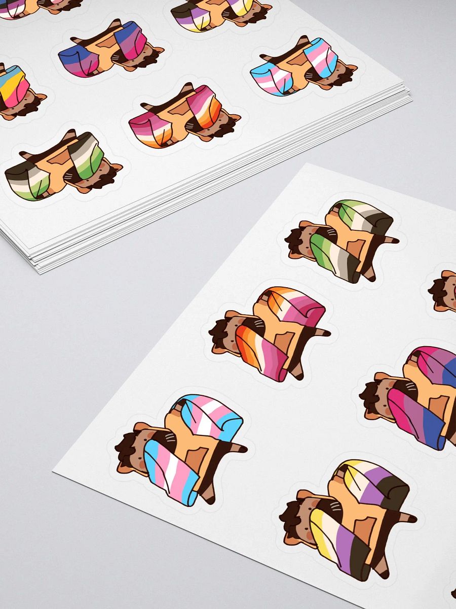 wolfy pride stickers :D product image (4)
