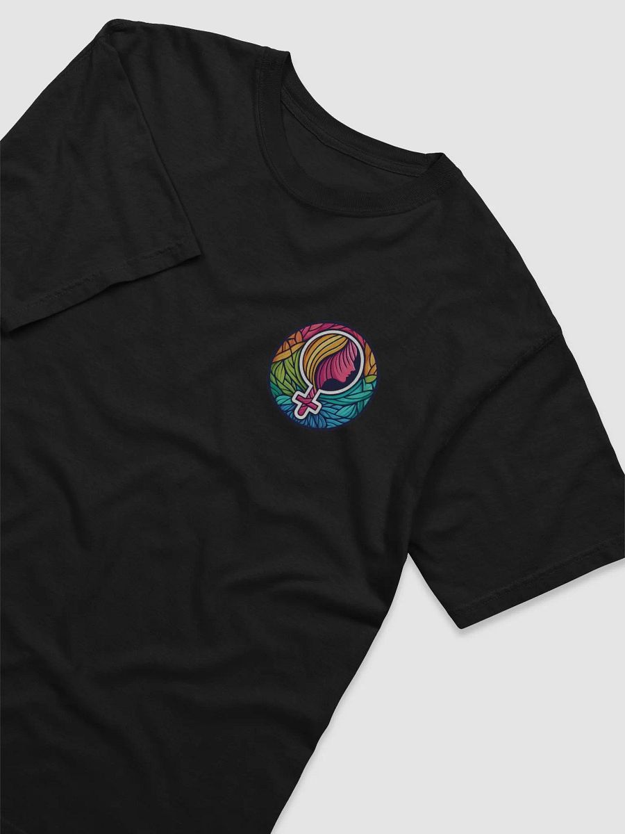Vibrant Silhouette Stained Glass T-Shirt product image (13)