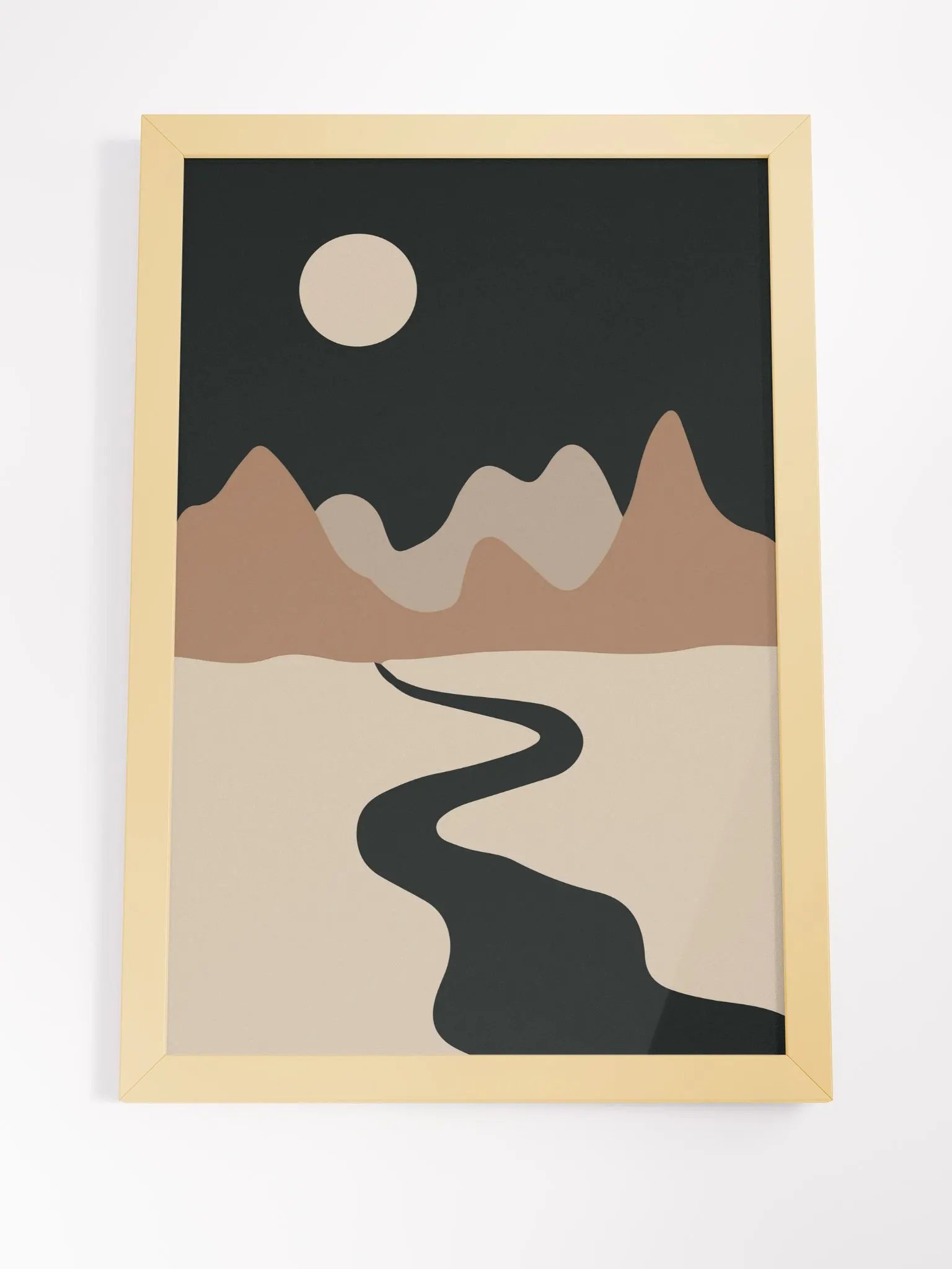 Ethereal Mountain Journey Framed Poster product image (21)