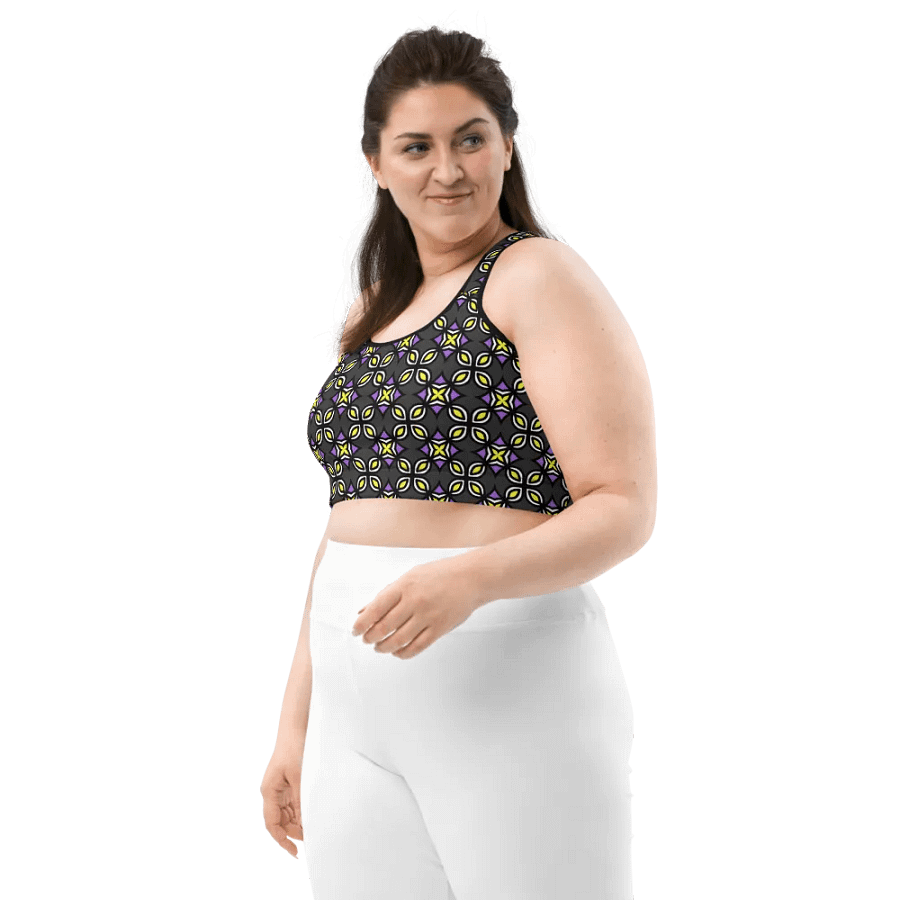 Non-Binary Abstract (3) - Sports Bra product image (1)