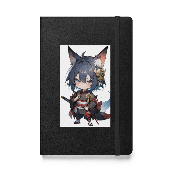 Chibi Fox Warrior Hardcover Notebook product image (1)