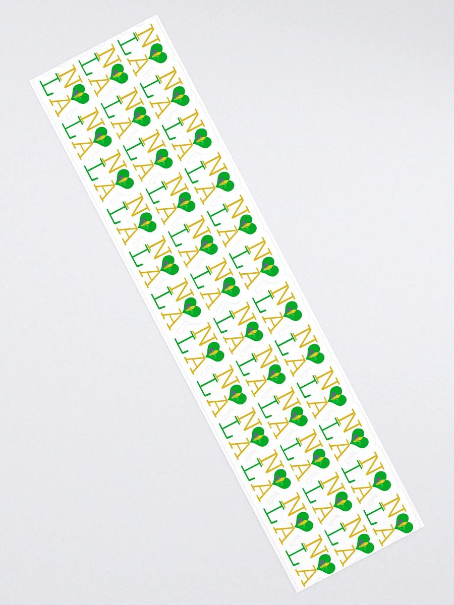 I LOVE NOLA **LEGACY STICKER** (MARDI GRAS 2) product image (2)