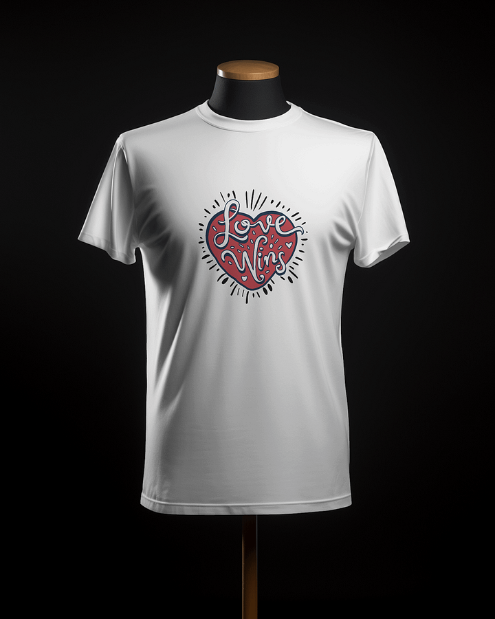 Simple Love design t shirt product image (1)